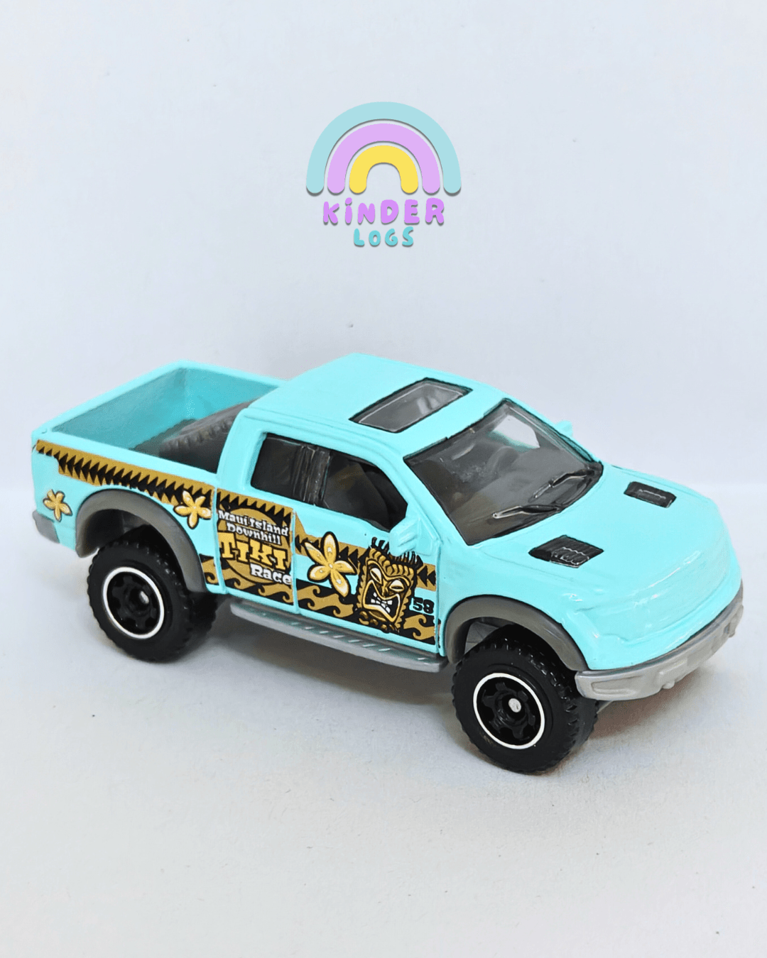 Matchbox 2010 Ford F - 150 SVT Raptor TIKI Race (Uncarded - New) - Kinder Logs