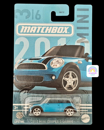 Matchbox 2010 Mini Cooper S Cabrio (3/6) - Kinder Logs
