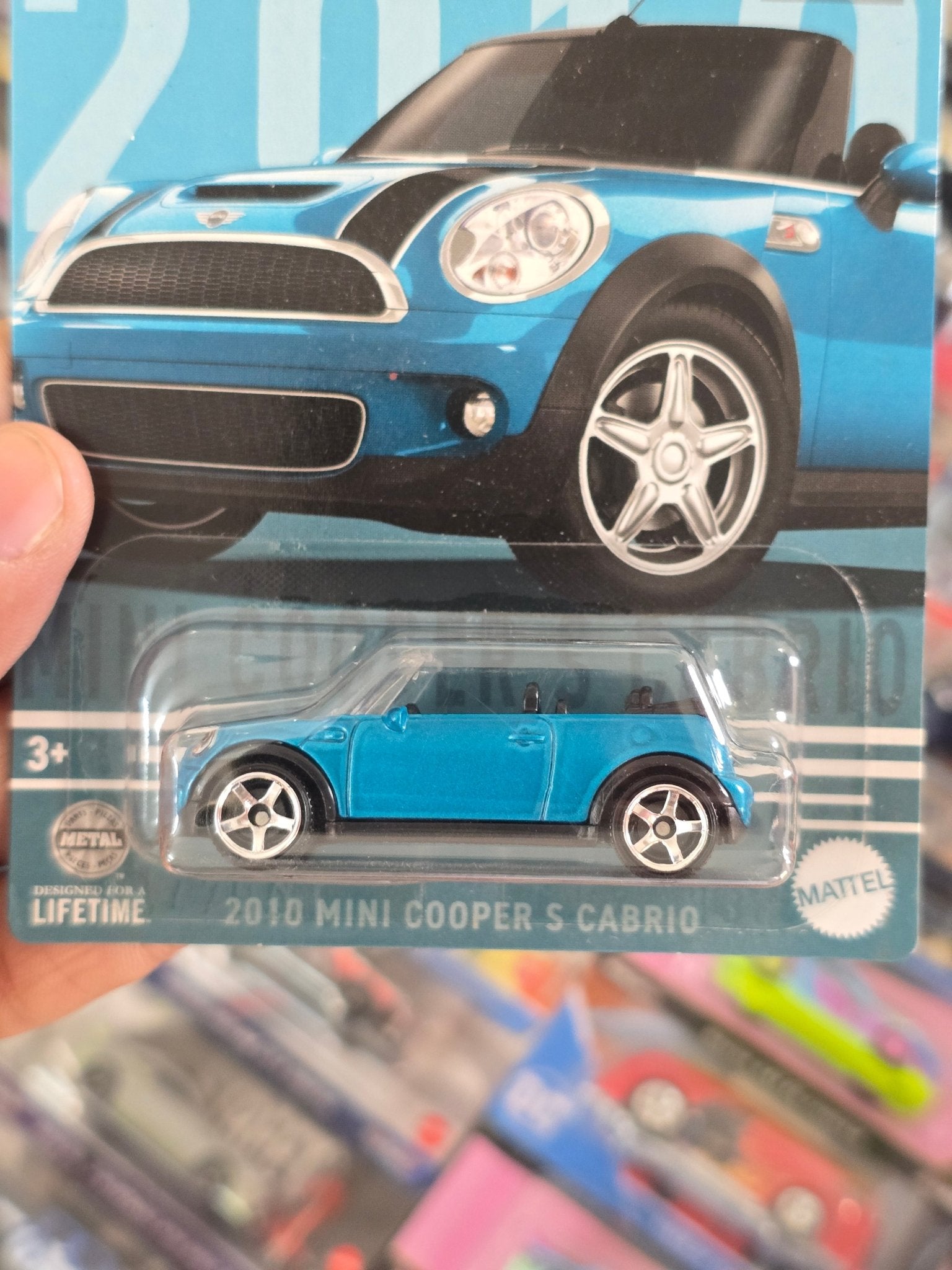 Matchbox 2010 Mini Cooper S Cabrio (Imported) - Kinder Logs