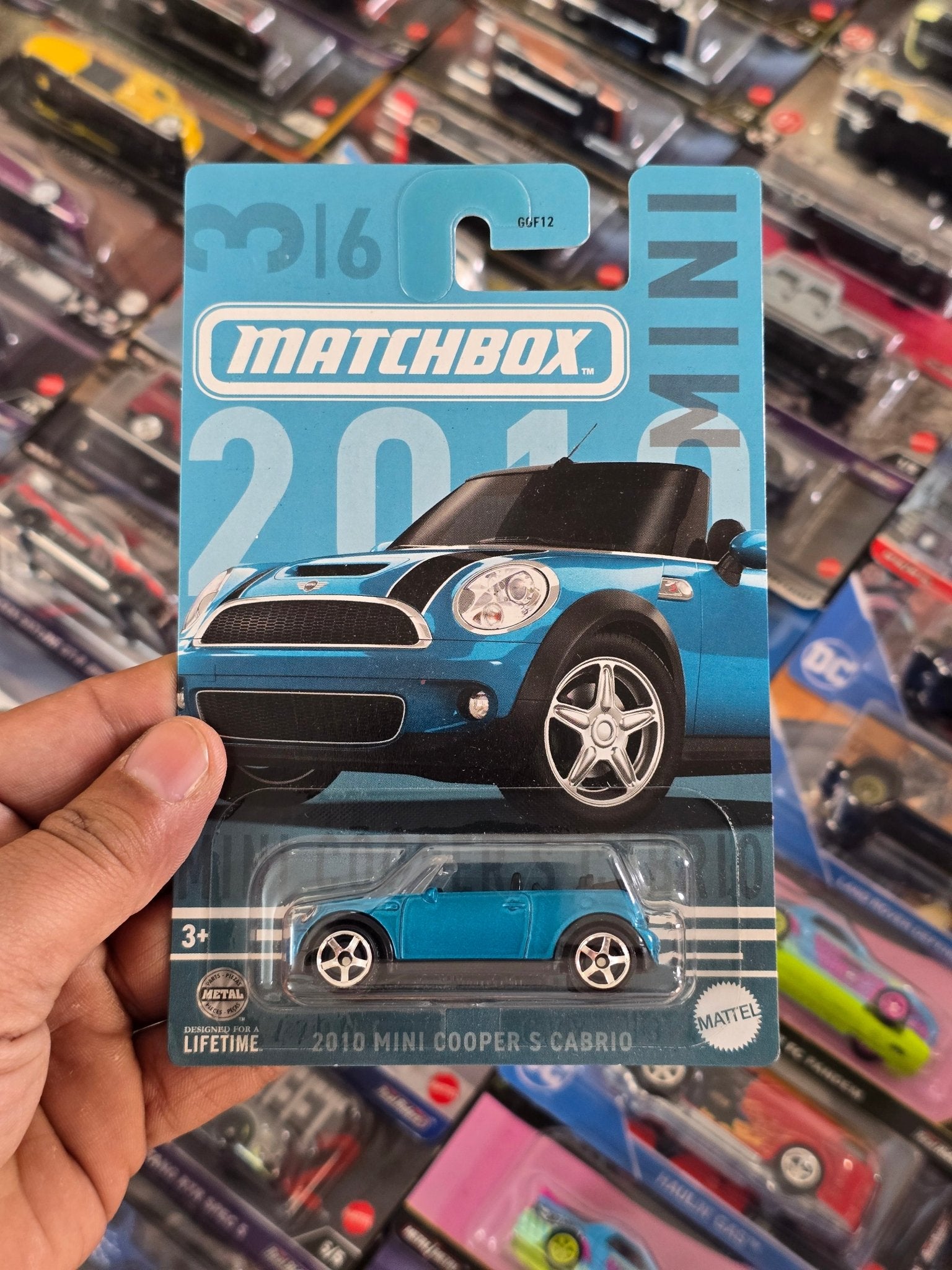 Matchbox 2010 Mini Cooper S Cabrio (Imported) - Kinder Logs