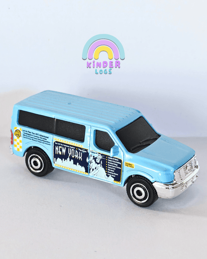 Matchbox 2014 Nissan NV Van - Blue (Uncarded - New) - Kinder Logs