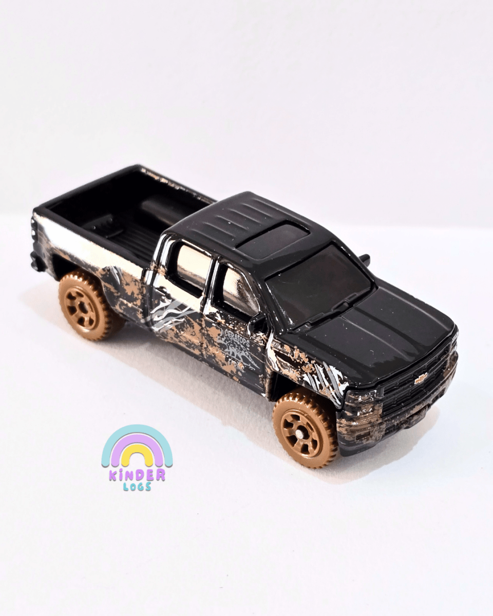 Matchbox 2015 Chevrolet Silverado - Jurassic Park (Uncarded) - Kinder Logs