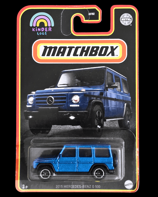 Matchbox 2015 Mercedes - Benz G 500 (Imported) - Kinder Logs
