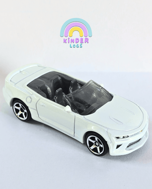 Matchbox 2016 Chevrolet Camaro Convertible - White (Uncarded - New) - Kinder Logs