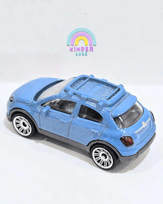 Matchbox 2016 Fiat 500X - Blue (Uncarded - New) - Kinder Logs