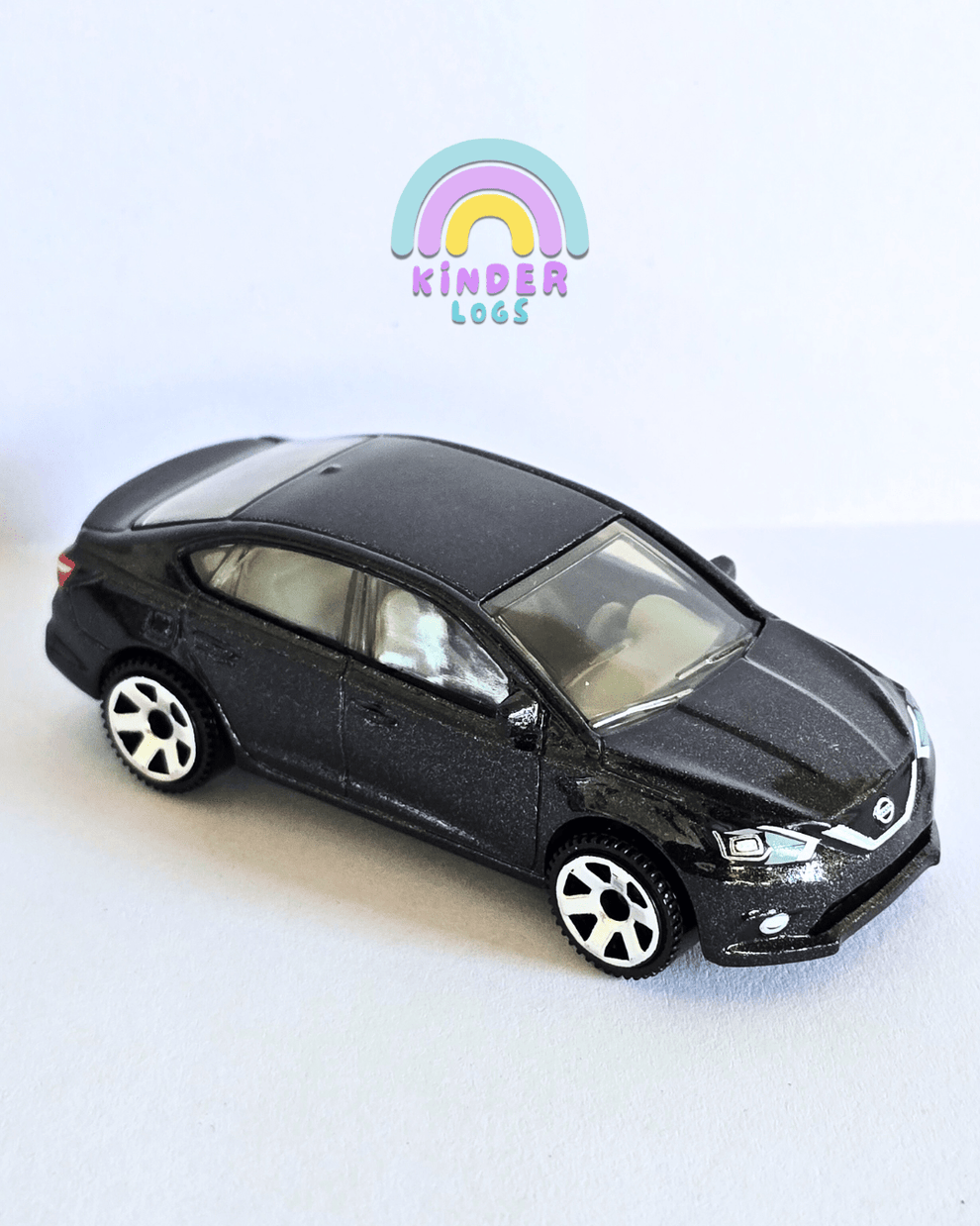 Matchbox 2016 Nissan Sentra - Black (Uncarded) - Kinder Logs India