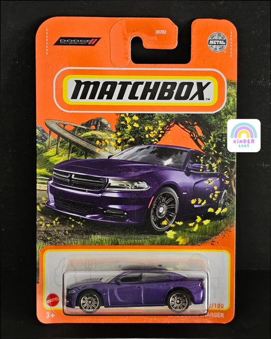 Matchbox 2018 Dodge Charger Muscle Car - Kinder Logs