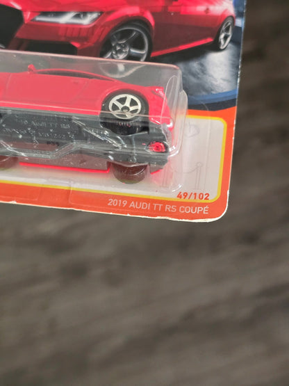 Matchbox 2019 Audi TT RS Coupe - Red (Imported) - Kinder Logs