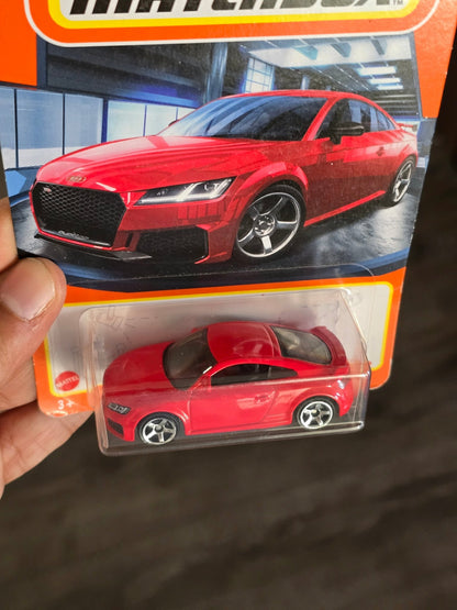 Matchbox 2019 Audi TT RS Coupe - Red (Imported) - Kinder Logs