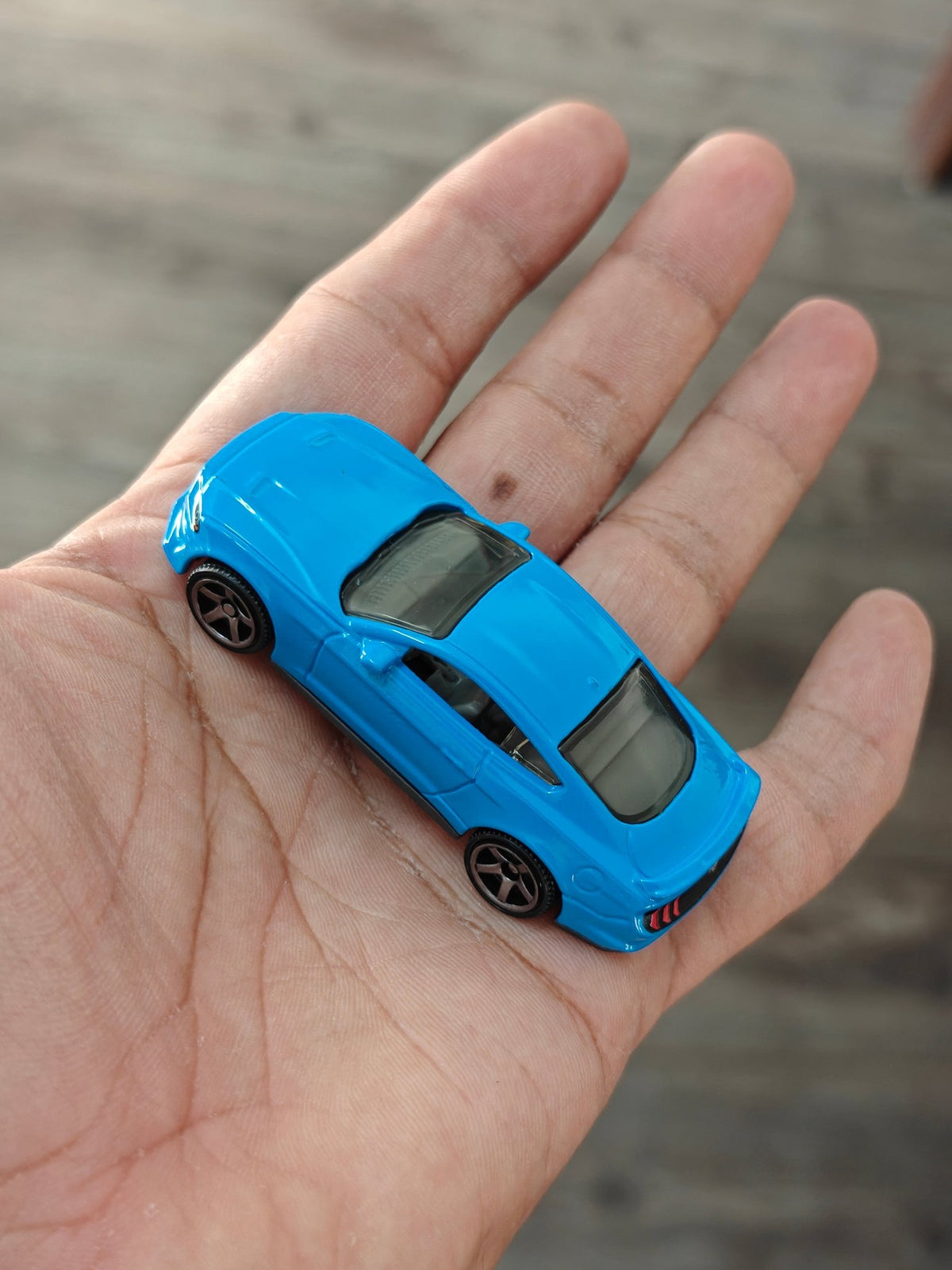 Matchbox 2019 Ford Mustang Coupe - Blue (Uncarded - New) - Kinder Logs