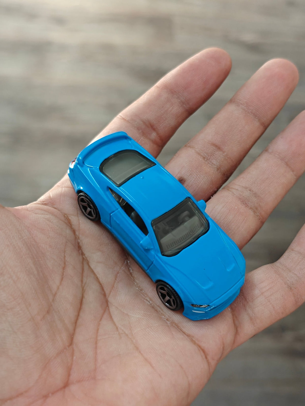 Matchbox 2019 Ford Mustang Coupe - Blue (Uncarded - New) - Kinder Logs