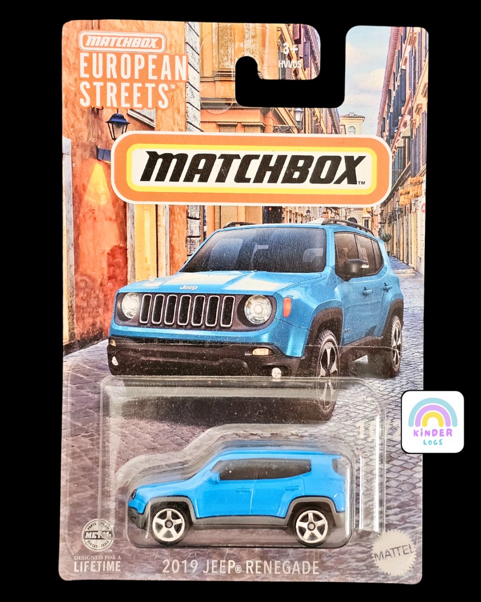 Matchbox 2019 Jeep Renegade - European Streets - Kinder Logs