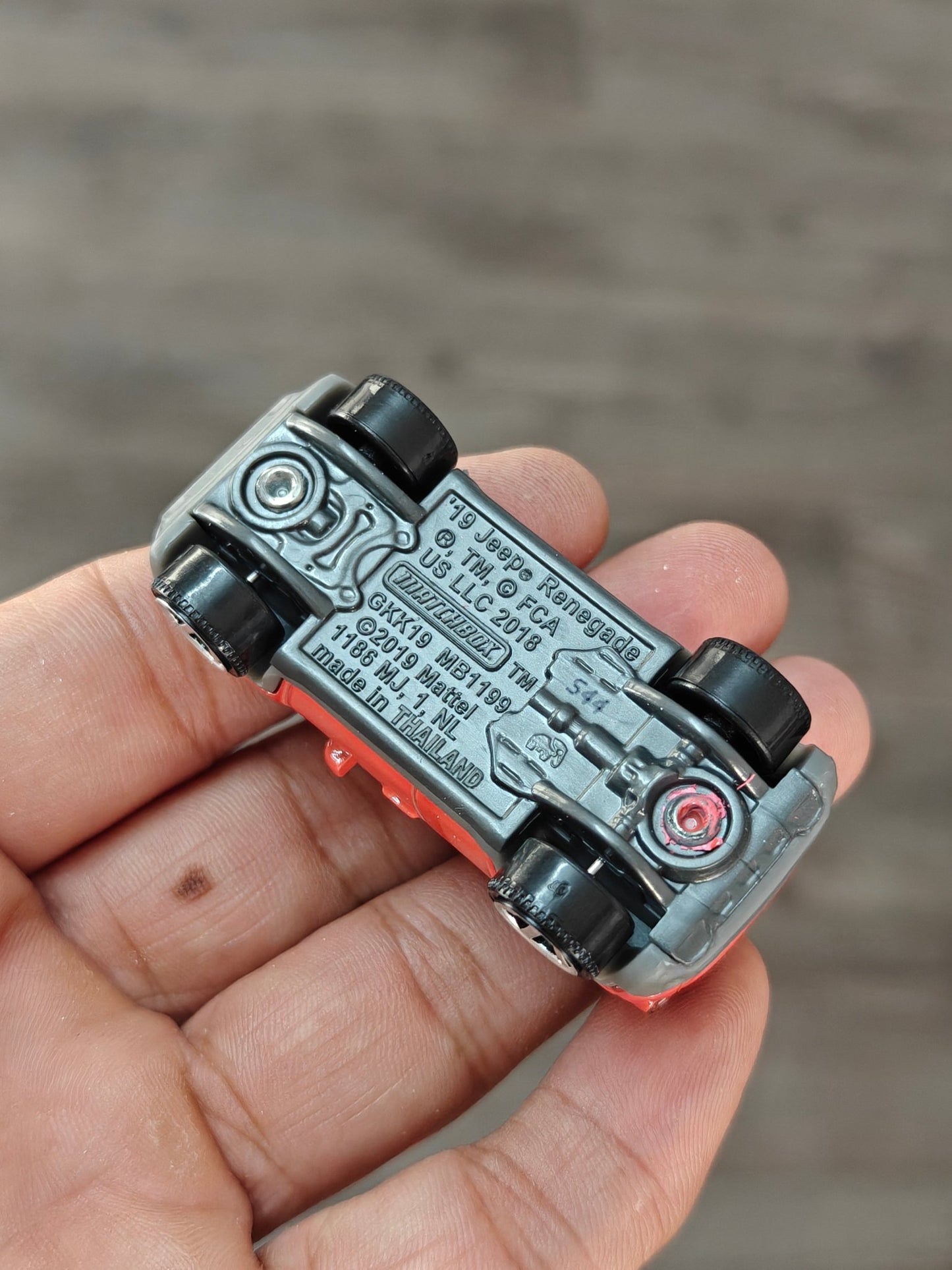 Matchbox 2019 Jeep Renegade - Red (Open Box) - Kinder Logs