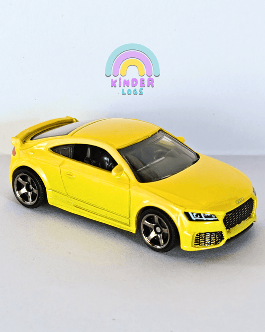 Matchbox 2020 Audi TT RS Coupe - Yellow (Uncarded - New) - Kinder Logs