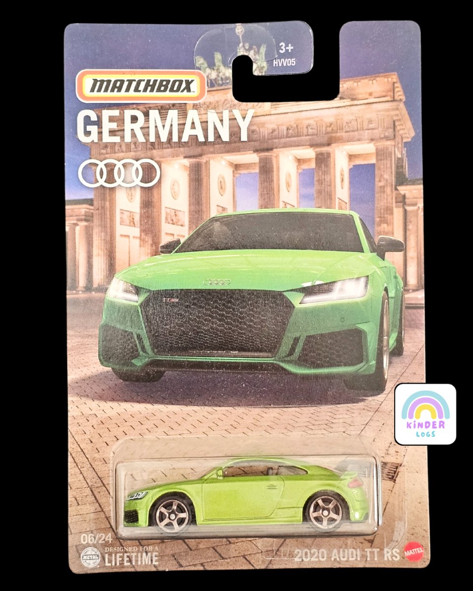 Matchbox 2020 Audi TT RS - Germany Series - Kinder Logs