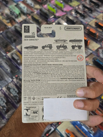 Matchbox 2020 Chevrolet Corvette (Imported) - Kinder Logs