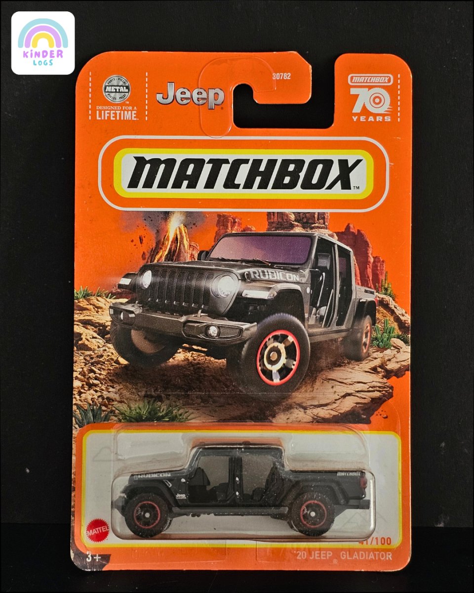 Matchbox 2020 Jeep Gladiator Rubicon SUV - Kinder Logs