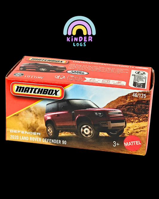 Matchbox 2020 Land Rover Defender 90 (Sealed Box) - Kinder Logs