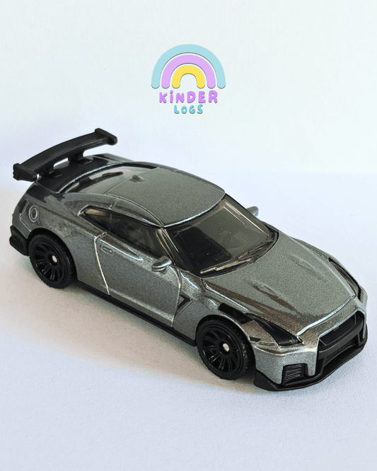 Matchbox 2020 Nissan GT-R Nismo - Grey (Uncarded - New) - Kinder Logs