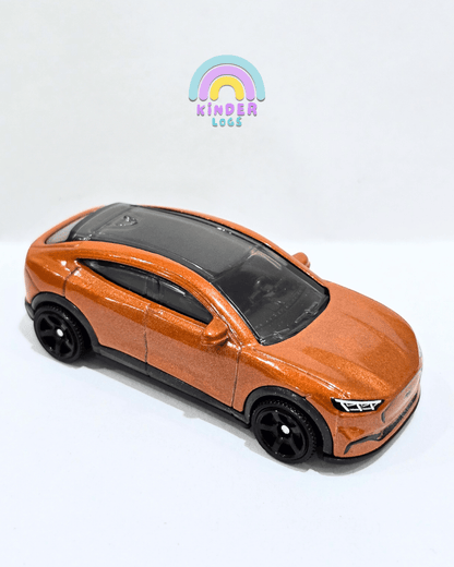 Matchbox 2021 Ford Mustang Mach E - Orange (Uncarded) - Kinder Logs