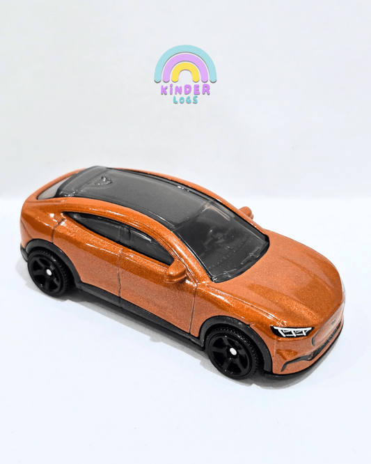 Matchbox 2021 Ford Mustang Mach E - Orange (Uncarded) - Kinder Logs