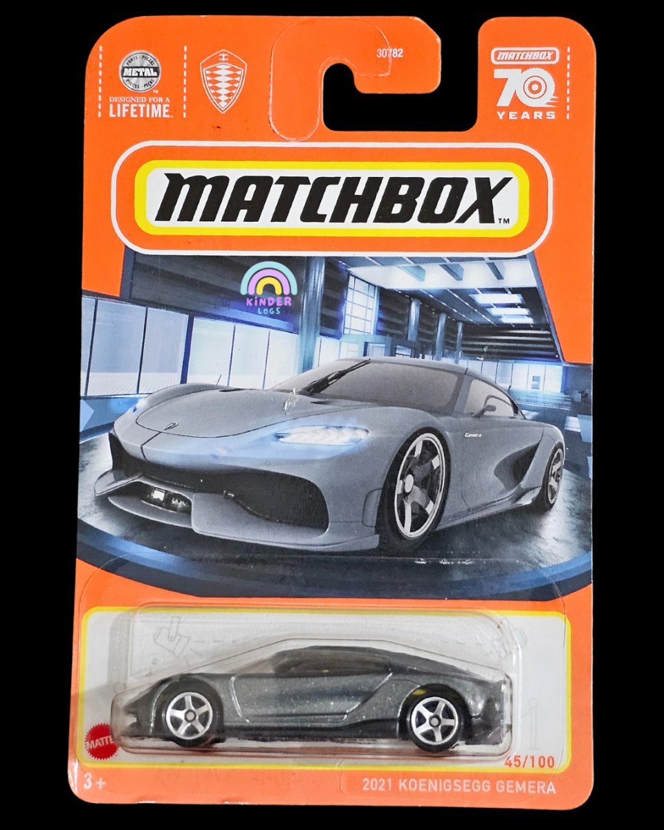 Matchbox 2021 Koenigsegg Gemera Supercar - Kinder Logs