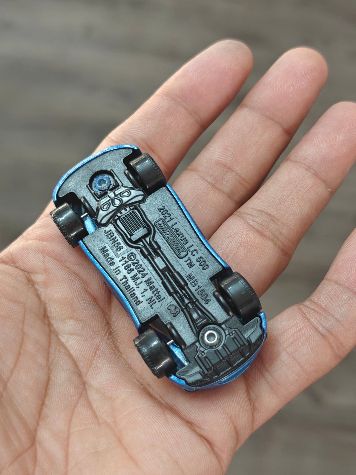 Matchbox 2021 Lexus LC 500 - Blue (Uncarded) - Kinder Logs