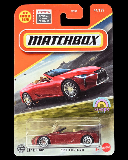 Matchbox 2021 Lexus LC 500 - Red (Imported) - Kinder Logs