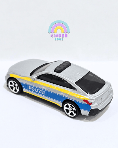 Matchbox 2023 BMW i4 Police Car - Silver (Uncarded - New) - Kinder Logs