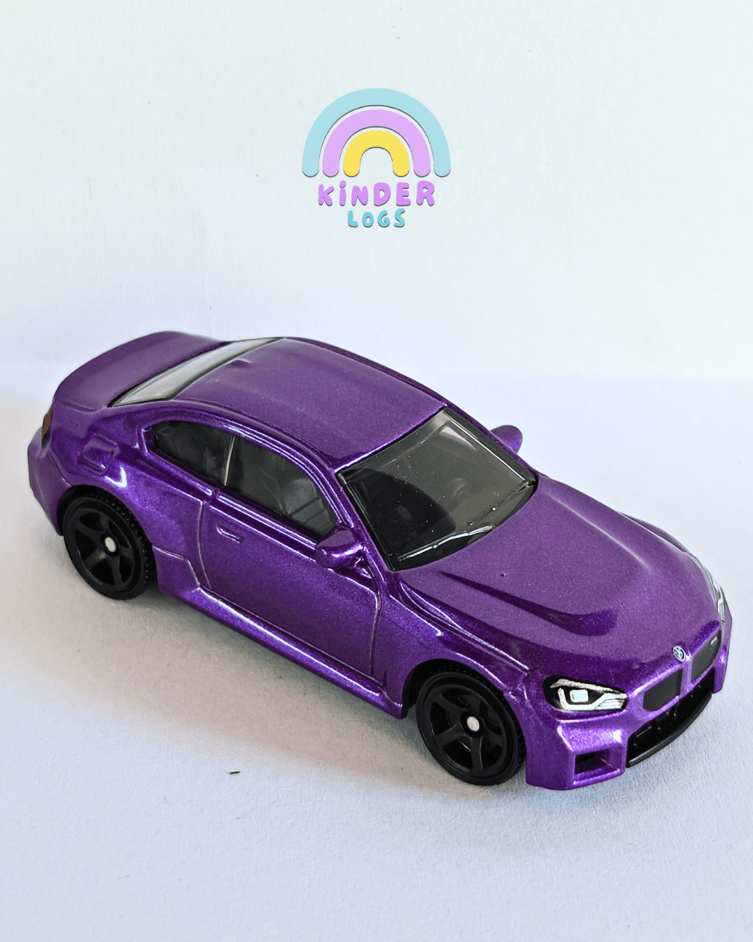 Matchbox 2023 BMW M2 - Purple (Uncarded - New) - Kinder Logs