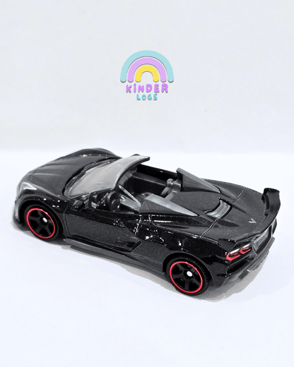 Matchbox 2023 Chevy Corvette Z06 Convertible - Black (Uncarded - New) - Kinder Logs