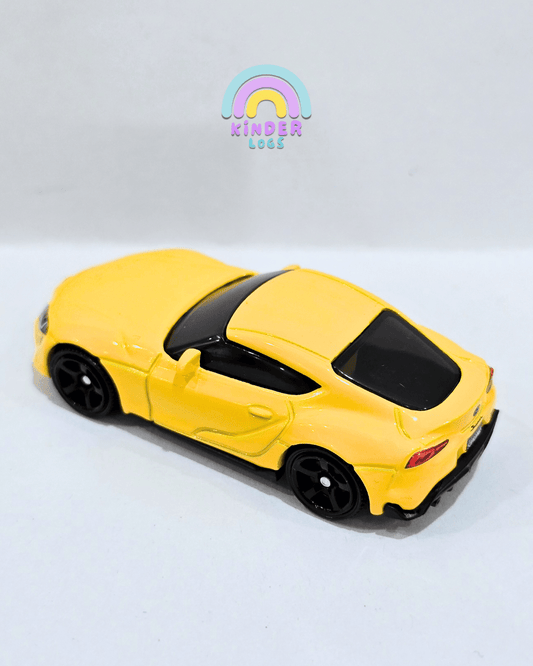 Matchbox 2023 Toyota Supra - Yellow (Uncarded) - Kinder Logs