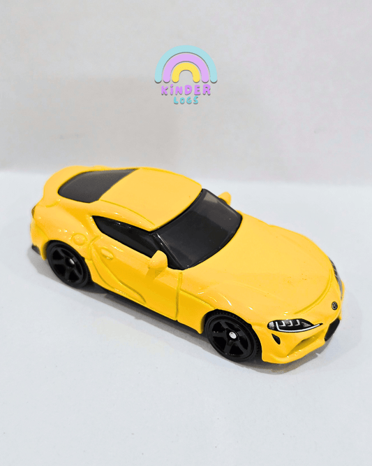 Matchbox 2023 Toyota Supra - Yellow (Uncarded) - Kinder Logs