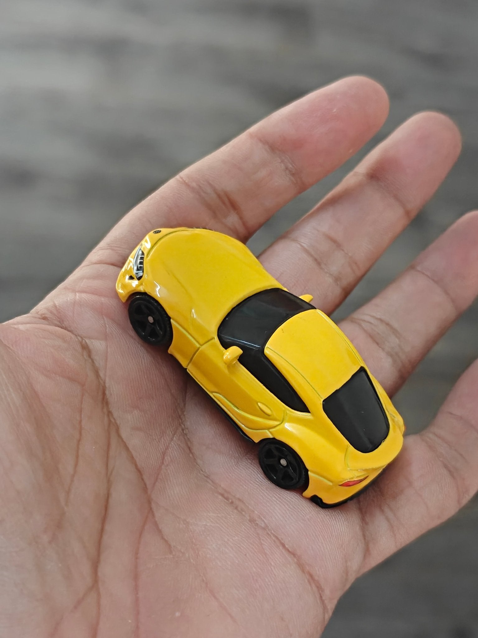 Matchbox 2023 Toyota Supra - Yellow (Uncarded - New) - Kinder Logs