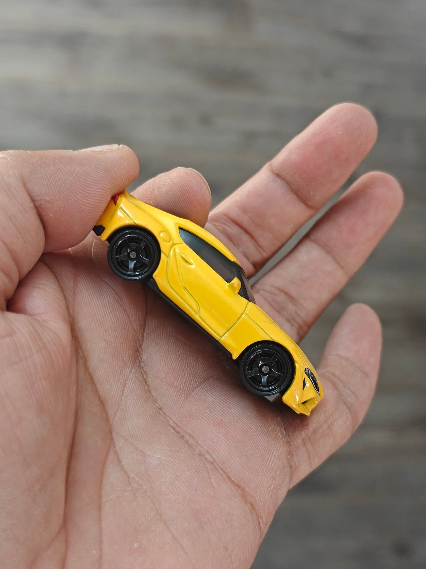 Matchbox 2023 Toyota Supra - Yellow (Uncarded - New) - Kinder Logs