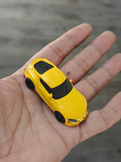 Matchbox 2023 Toyota Supra - Yellow (Uncarded - New) - Kinder Logs