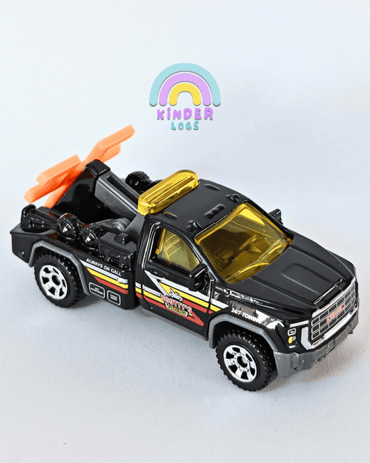 Matchbox 2024 GMC Sierra 3500 Wrecker (Uncarded - New) - Kinder Logs