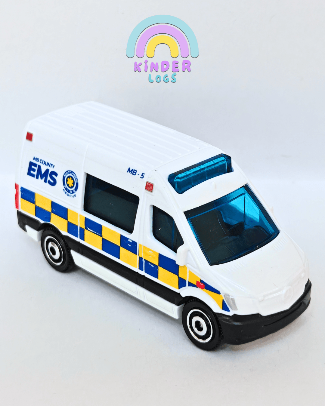 Matchbox 2024 Mercedes-Benz Sprinter Ambulance (Uncarded - New) - Kinder Logs