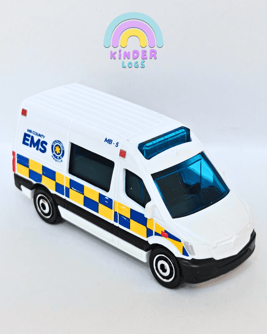 Matchbox 2024 Mercedes-Benz Sprinter Ambulance (Uncarded - New) - Kinder Logs