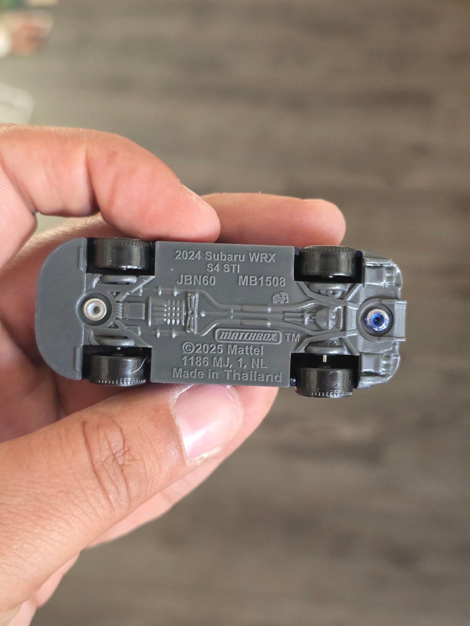 Matchbox 2024 Subaru WRX S4 STI - Blue (Uncarded - New) - Kinder Logs