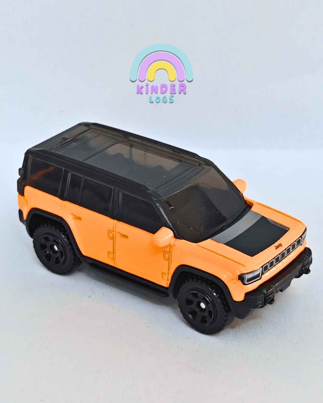 Matchbox 2025 Jeep Recon - Orange (Uncarded - New) - Kinder Logs