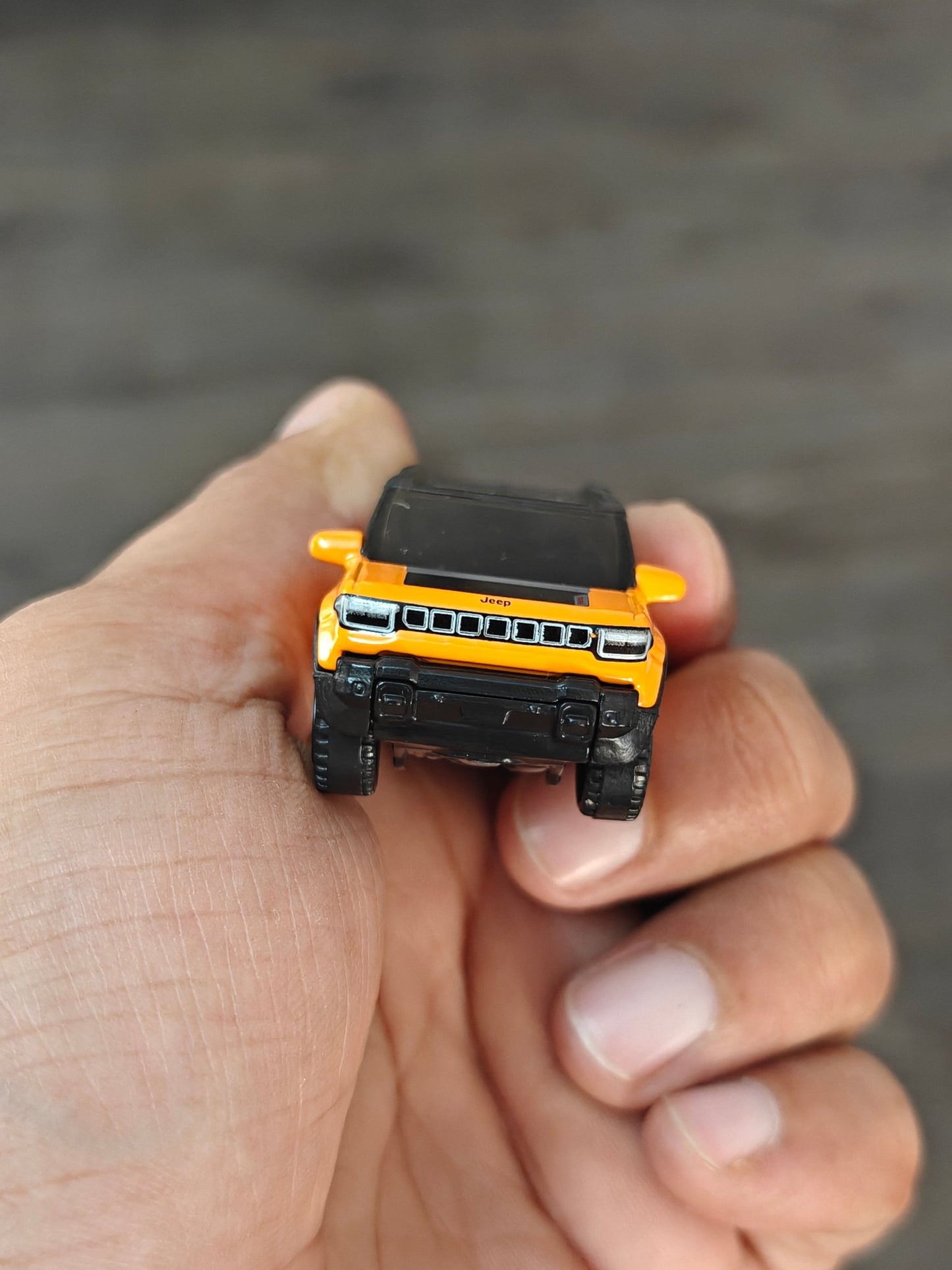 Matchbox 2025 Jeep Recon - Orange (Uncarded - New) - Kinder Logs