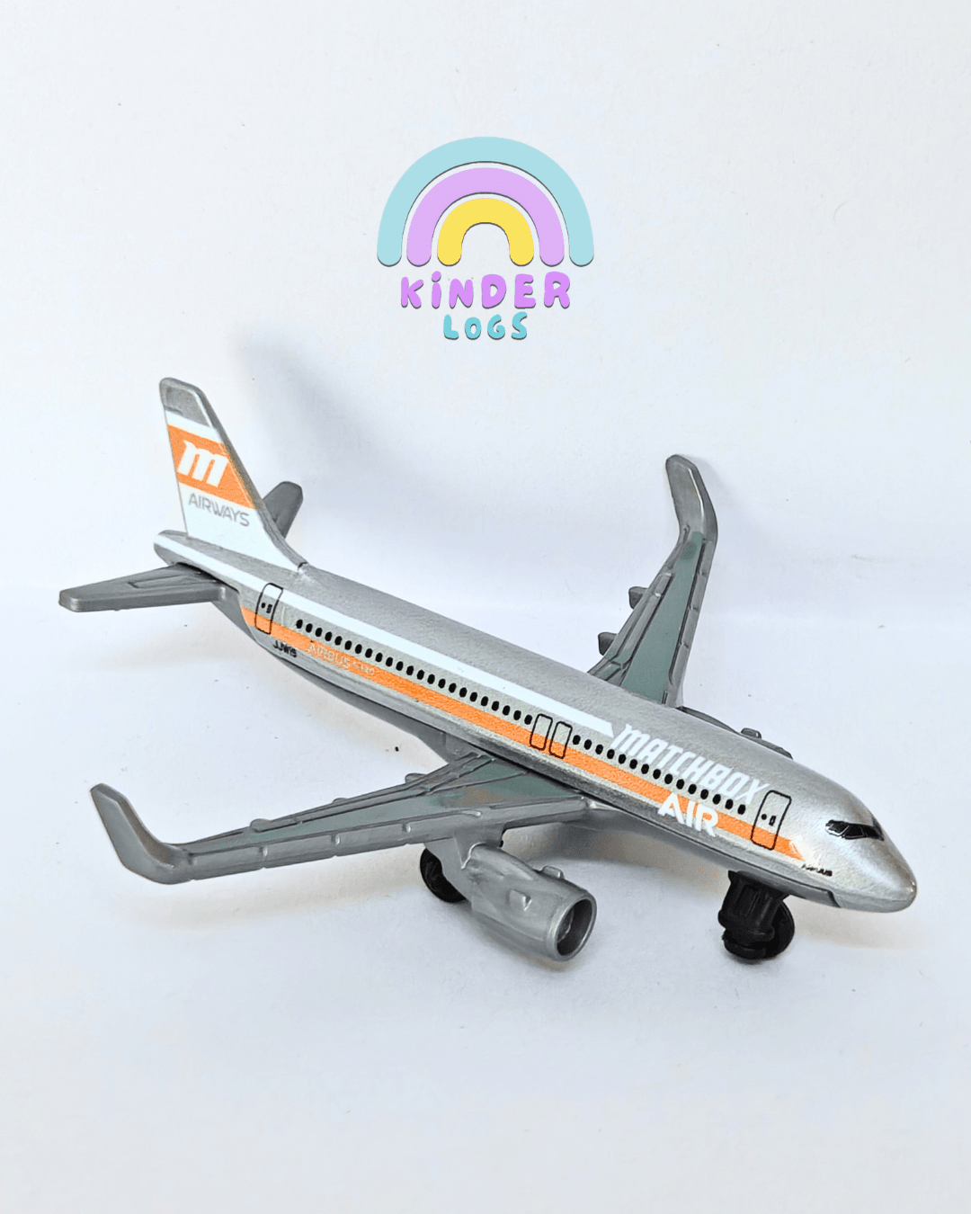 Matchbox Airbus A320 Neo Aeroplane (Uncarded - New) - Kinder Logs