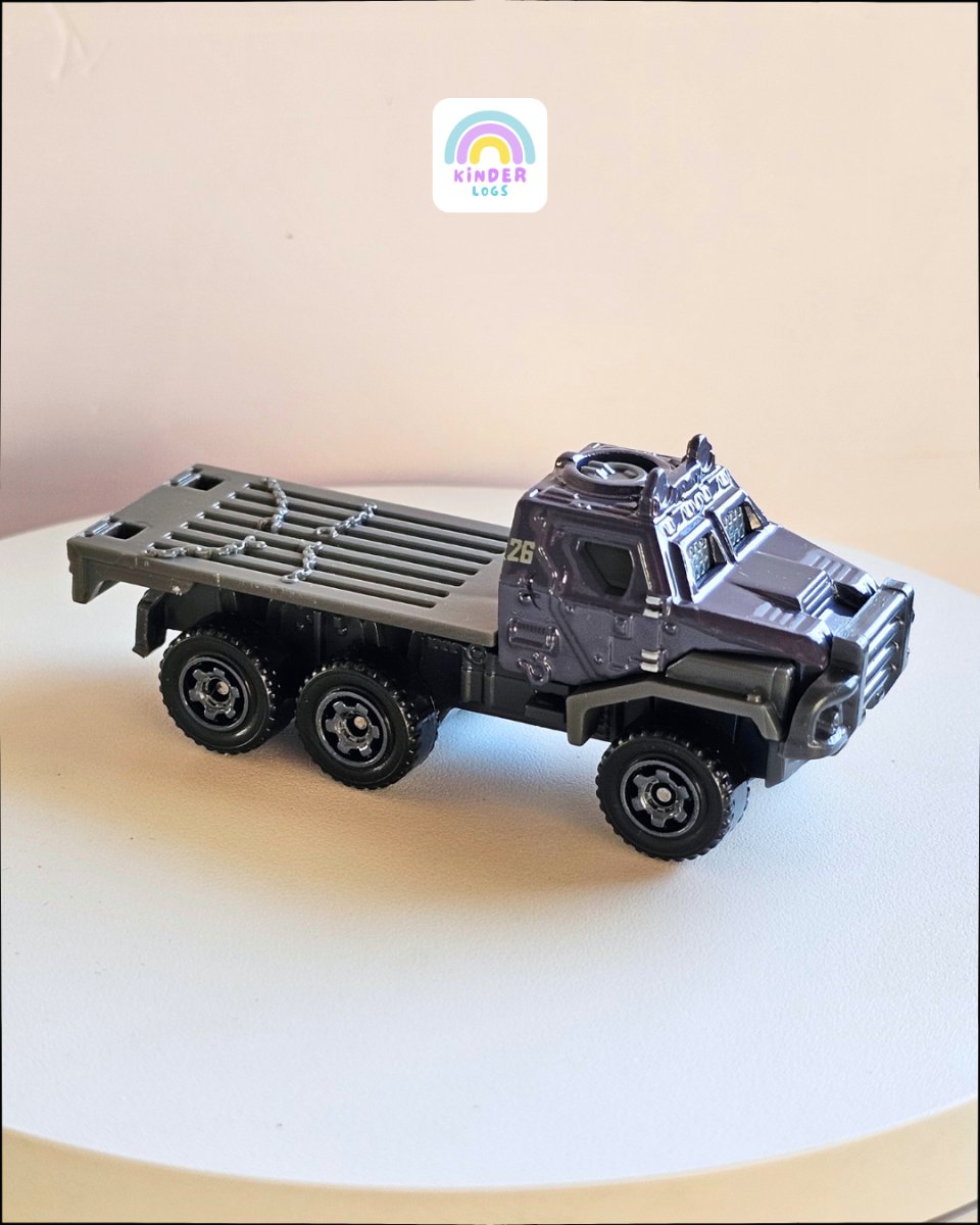 Matchbox Armored Action Transporter - Jurassic Park (Uncarded) - Kinder Logs