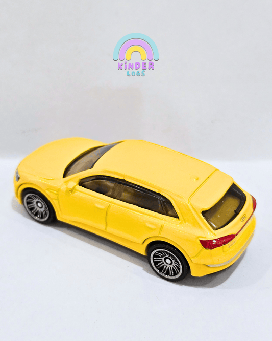 Matchbox Audi e - Tron EV - Yellow (Uncarded) - Kinder Logs