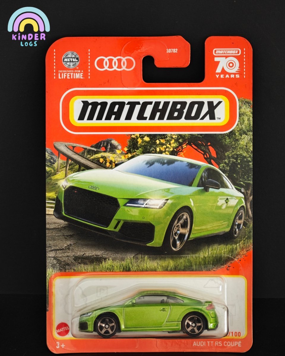 Matchbox Audi TT RS Coupe (Green) | Kinder Logs