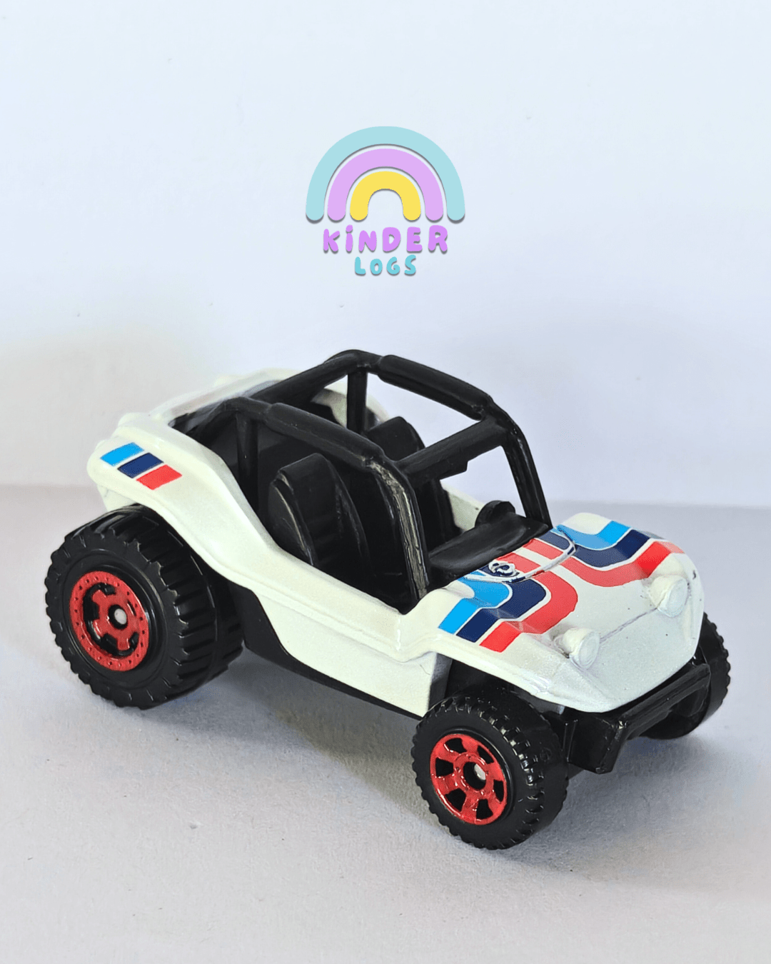 Matchbox Baja Bandit - White (Uncarded - New) - Kinder Logs