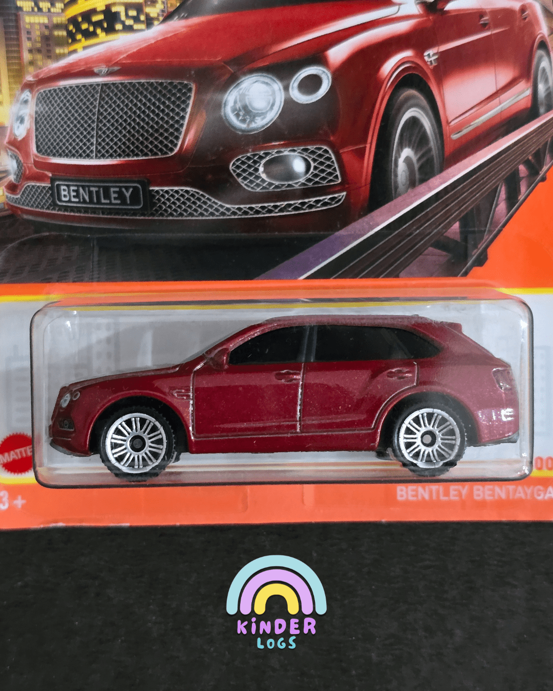 Matchbox Bentley Bentayga - Maroon (Imported) - Kinder Logs