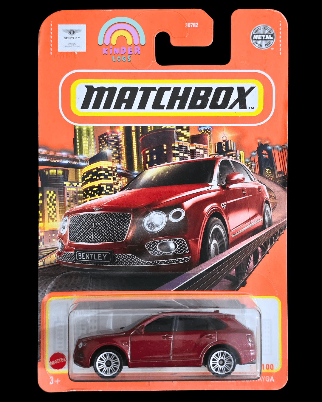 Matchbox Bentley Bentayga - Maroon (Imported) - Kinder Logs