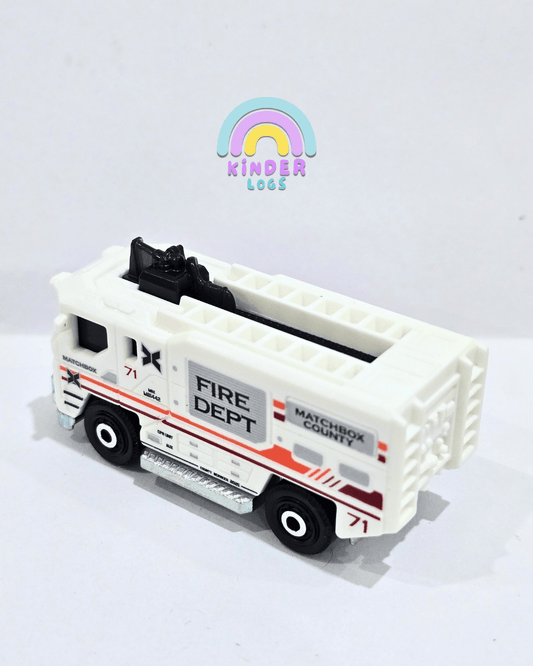 Matchbox Blaze Buster Fire Truck - White (Uncarded) - Kinder Logs
